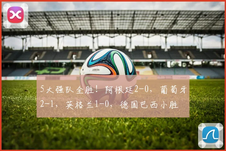 5大强队全胜!阿根廷2-0,葡萄牙2-1,英格兰1-0,德国巴西小胜